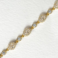 Ovali Crystal Tennis Bracelet