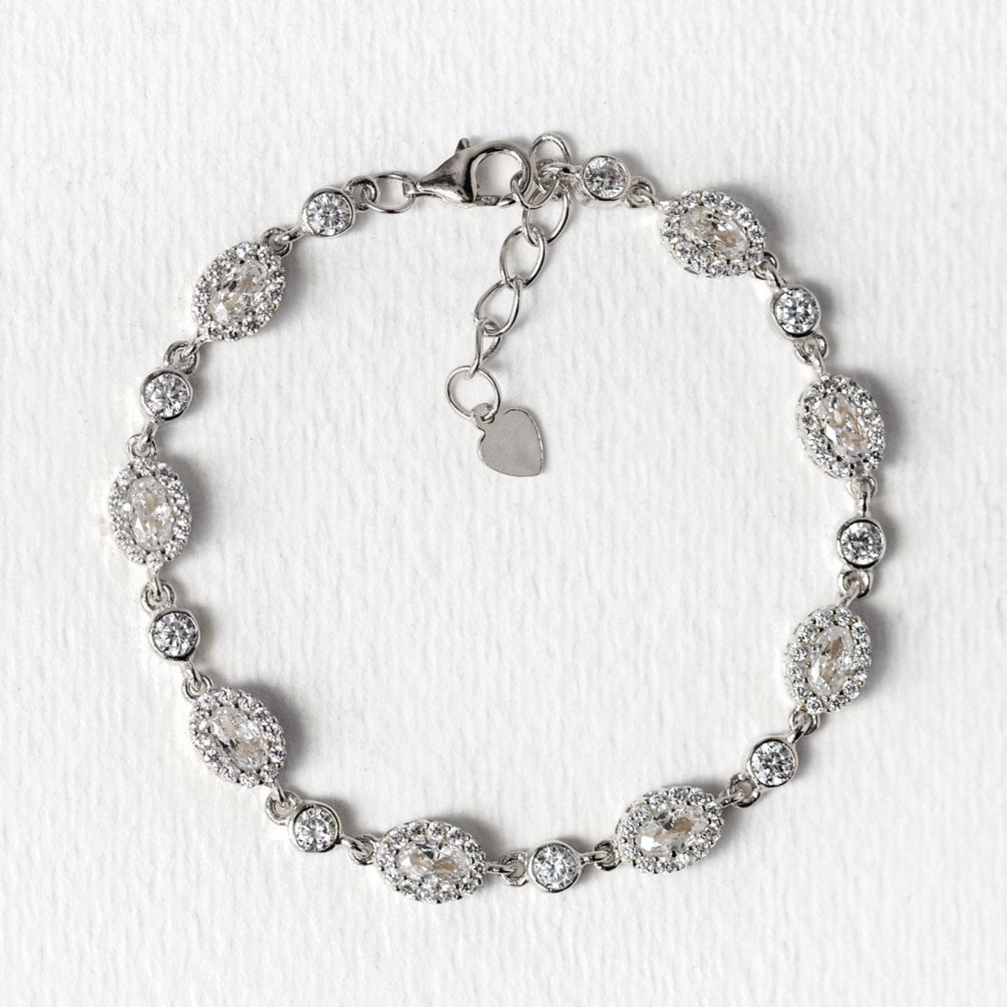 Ovali Crystal Tennis Bracelet - Amy O. Bridal