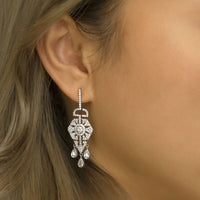 Deco Chandelier Dangle Earrings
