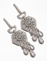 Deco Chandelier Dangle Earrings