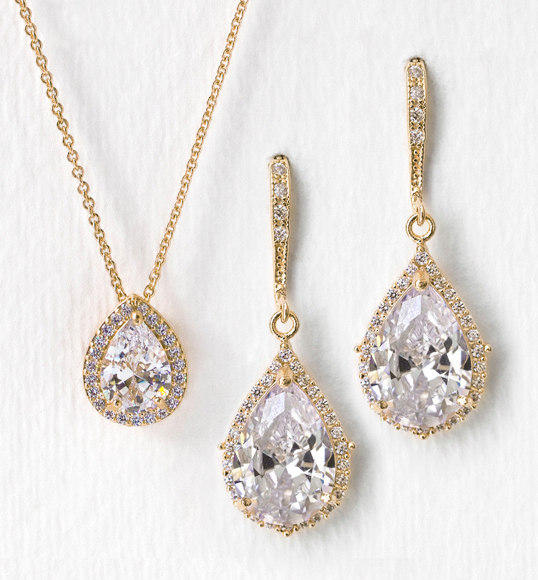 Margaux CZ Jewelry Set - Amy O. Bridal