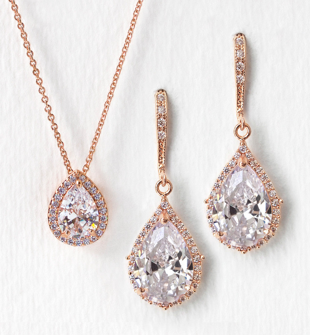 Margaux CZ Jewelry Set - Amy O. Bridal