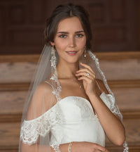 Margaux Teardrop Layered Necklace - Amy O. Bridal