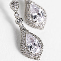 Sarina CZ Drop Earrings