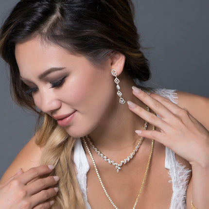 Regal Dainty Drop Earrings