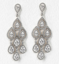 Margaux Teardrop Chandelier Earrings - Amy O. Bridal