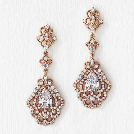 Deco Vintage Drop Earrings