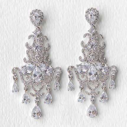 Regal Cascading Chandelier Earrings