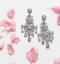 Regal Cascading Chandelier Earrings - Amy O. Bridal