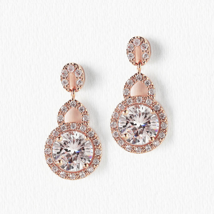 Sophia Crystal Drop Earrings