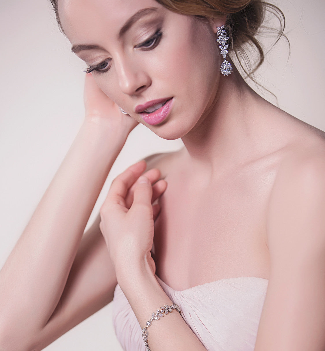 Fleur Teardrop Earrings - Amy O. Bridal