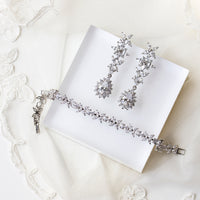 Fleur Crystal Bracelet - Amy O. Bridal