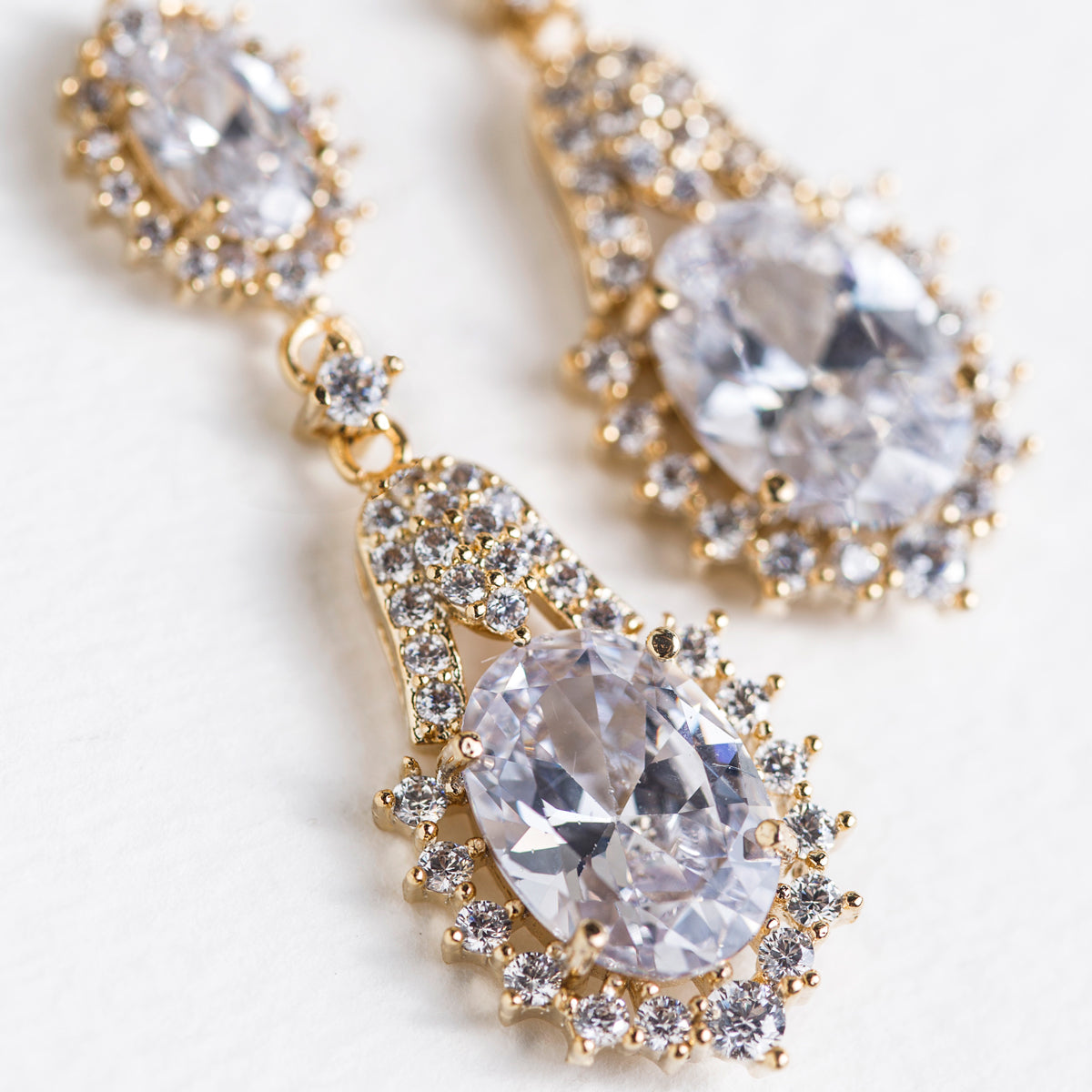 Cleo Crystal Drop Earrings