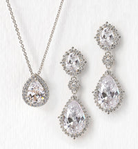 Cleo Droplet Jewelry Set - Amy O. Bridal