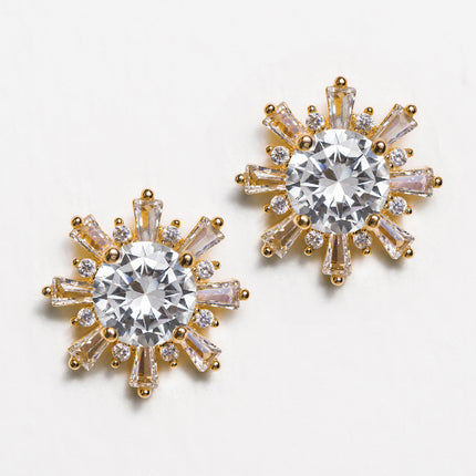 Deco Star Stud Earrings