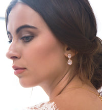 Margaux Classic Teardrop Earrings - Amy O. Bridal