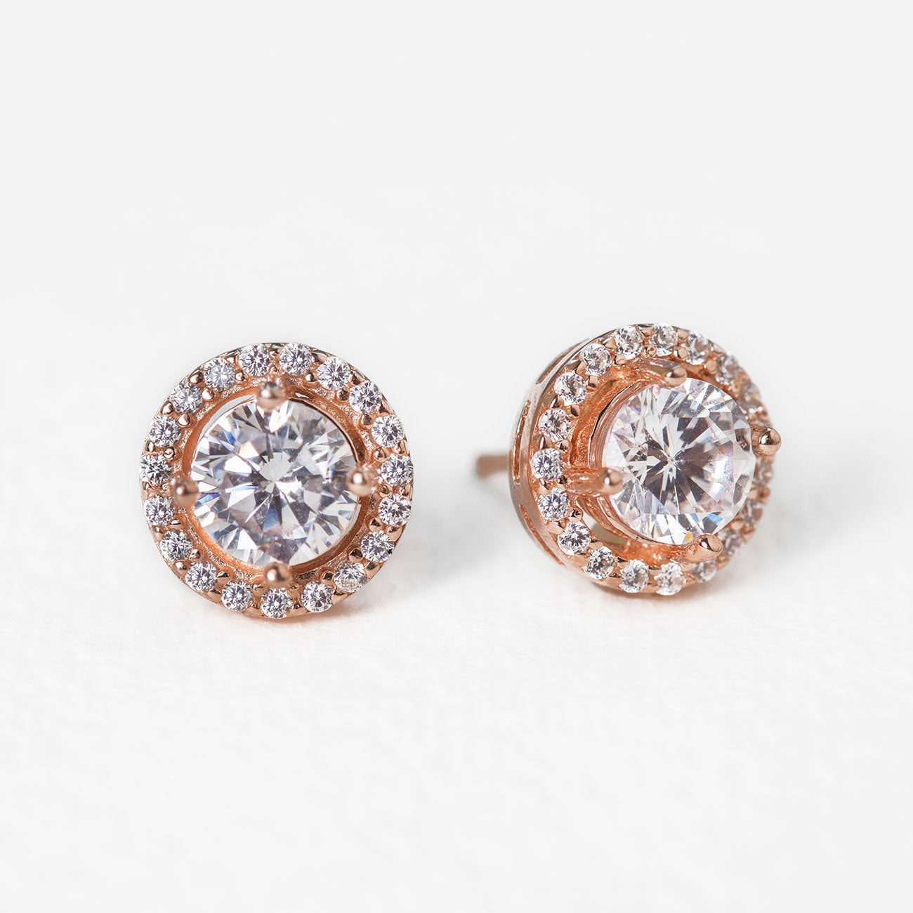 Sophia Halo Stud Earrings