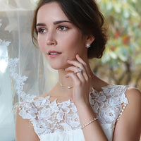 Fleur Crystal Choker Necklace - Amy O. Bridal