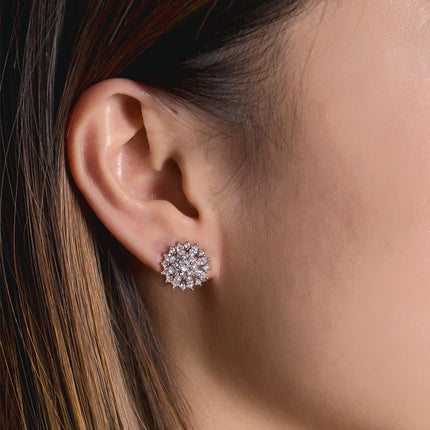 Ray Crystal Stud Earrings