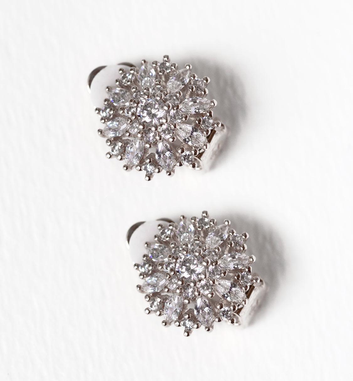 Ray Crystal Stud Earrings - Amy O. Bridal