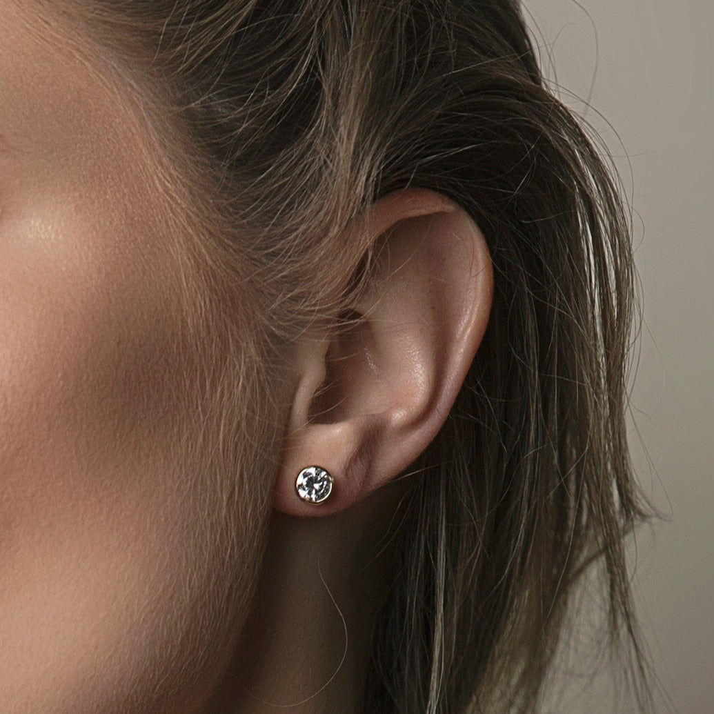 Dakota Crystal Stud Earrings - Amy O. Bridal