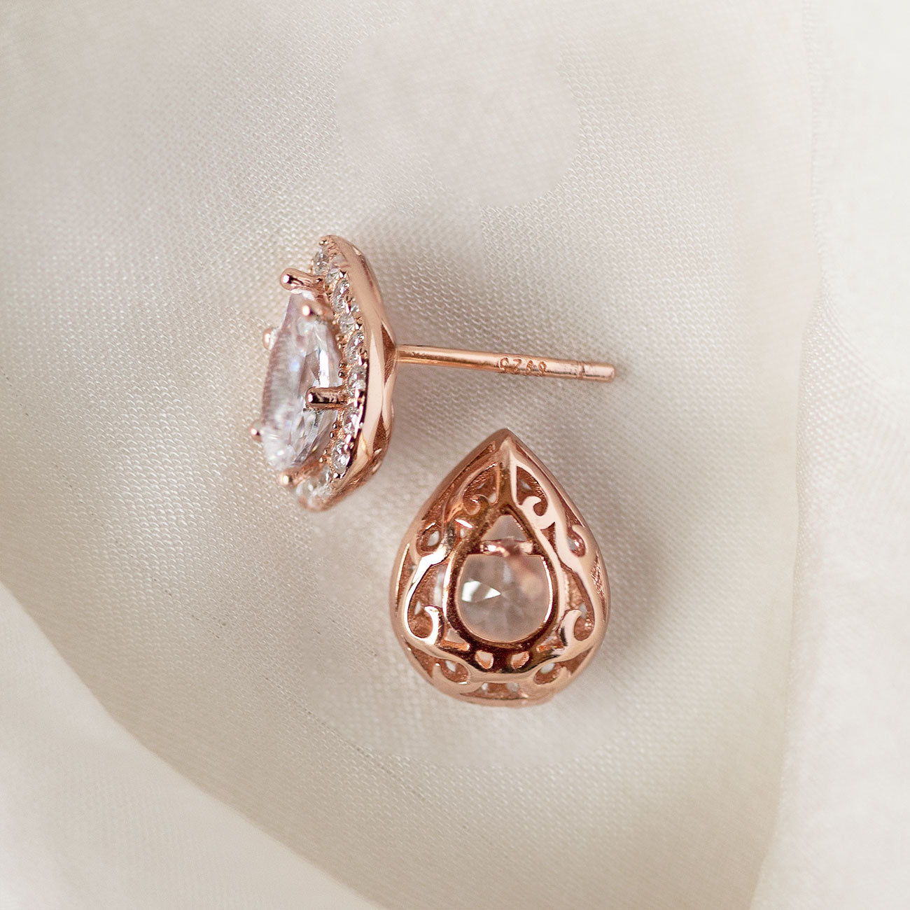 Margaux Teardrop Stud Earrings