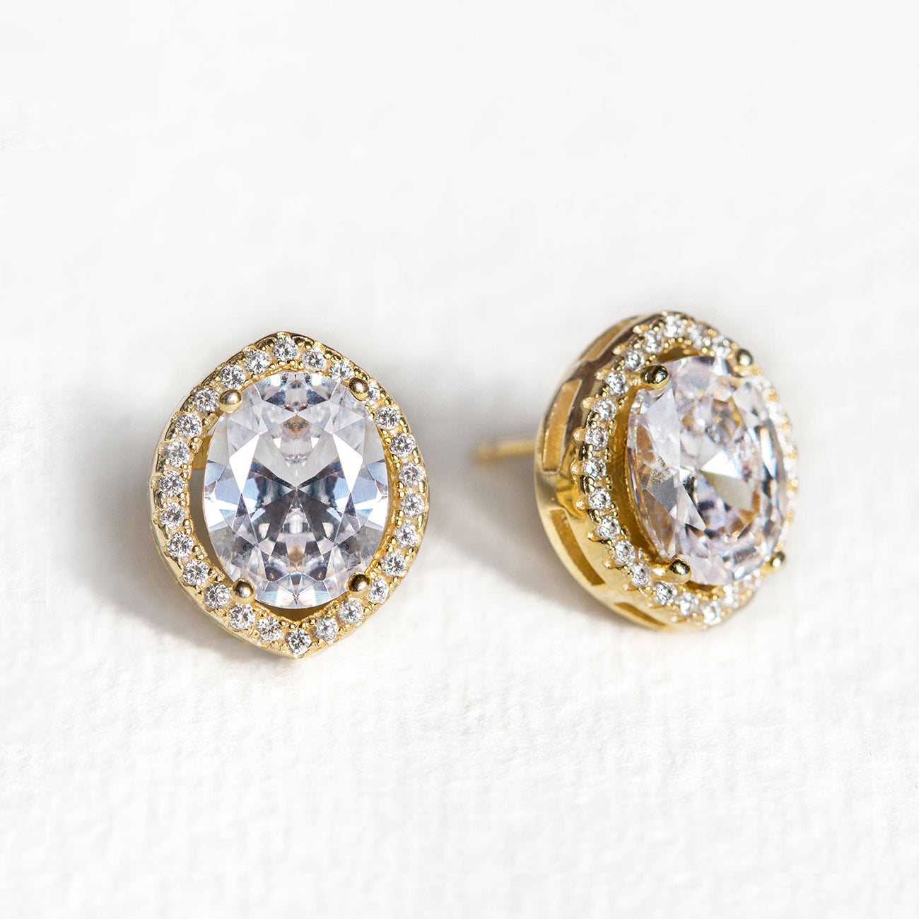 Cleo Crystal Stud Earrings