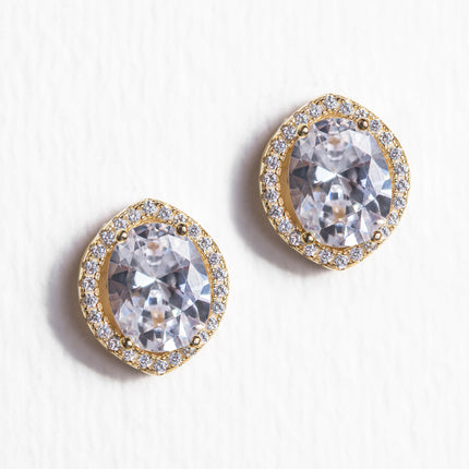 Cleo Crystal Stud Earrings