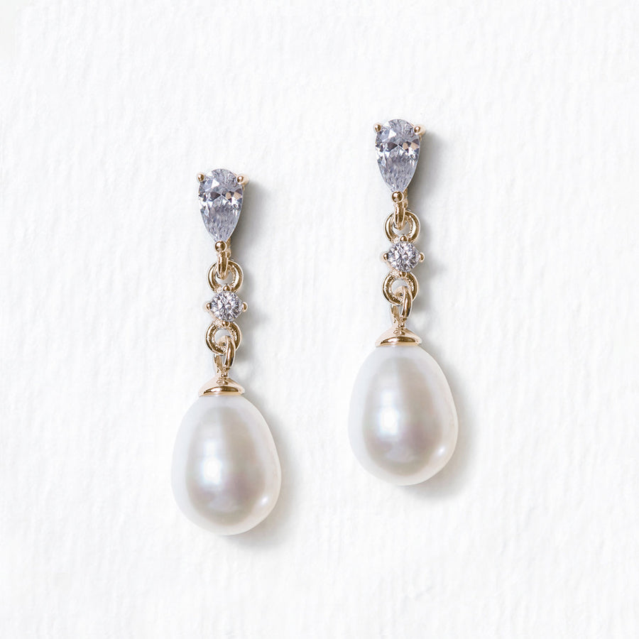 Pearl Drop Earrings | Wedding Jewelry & Accessories | AMY O Bridal ...
