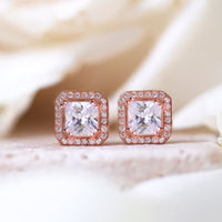 Ella Radiant Stud Earrings - Amy O. Bridal