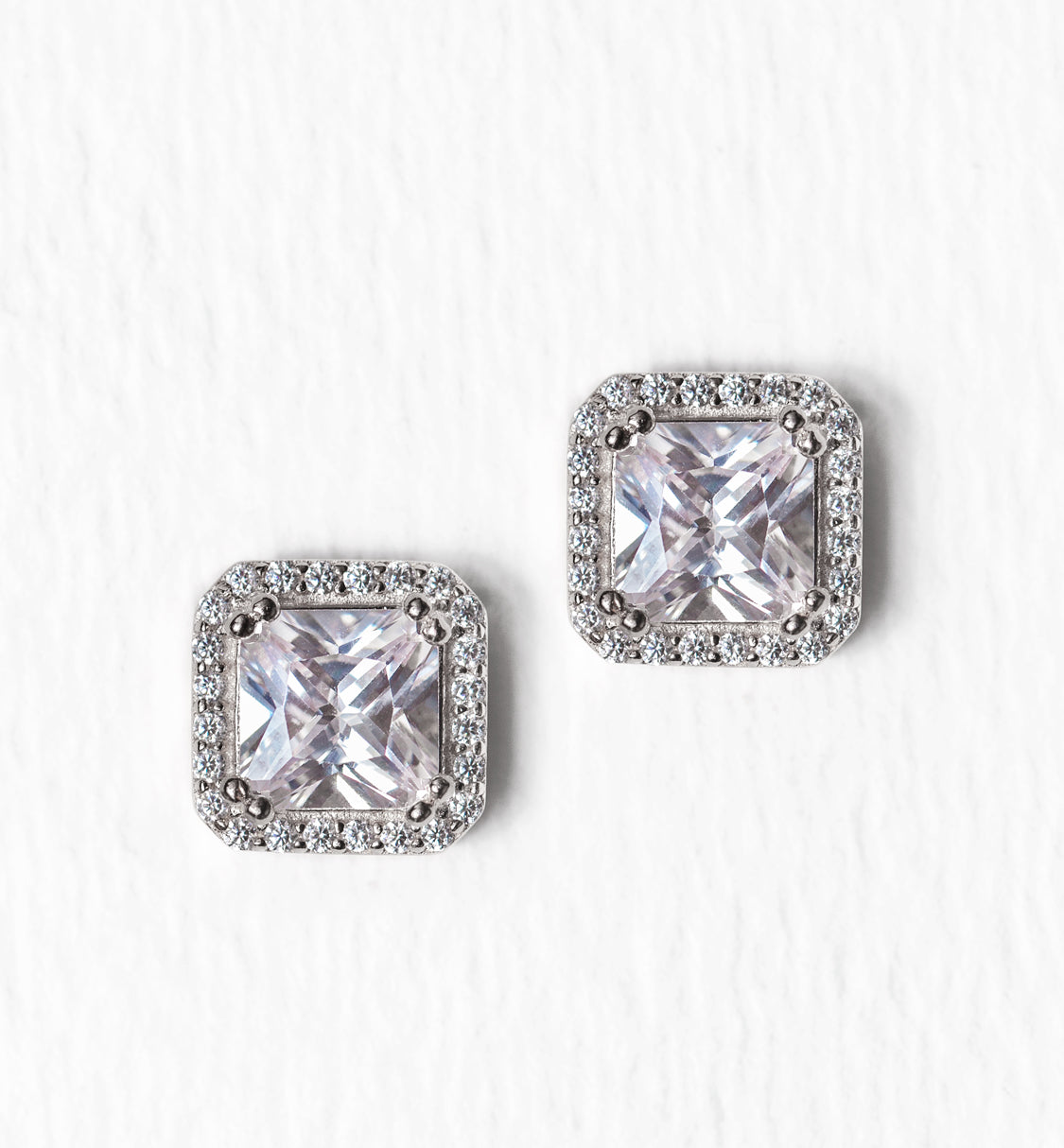 Ella Radiant Stud Earrings - Amy O. Bridal