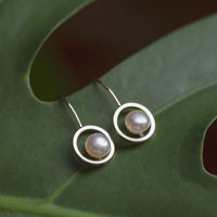 Tiny Pearl Drop Earrings