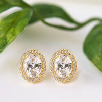 Ovali Stud Earrings