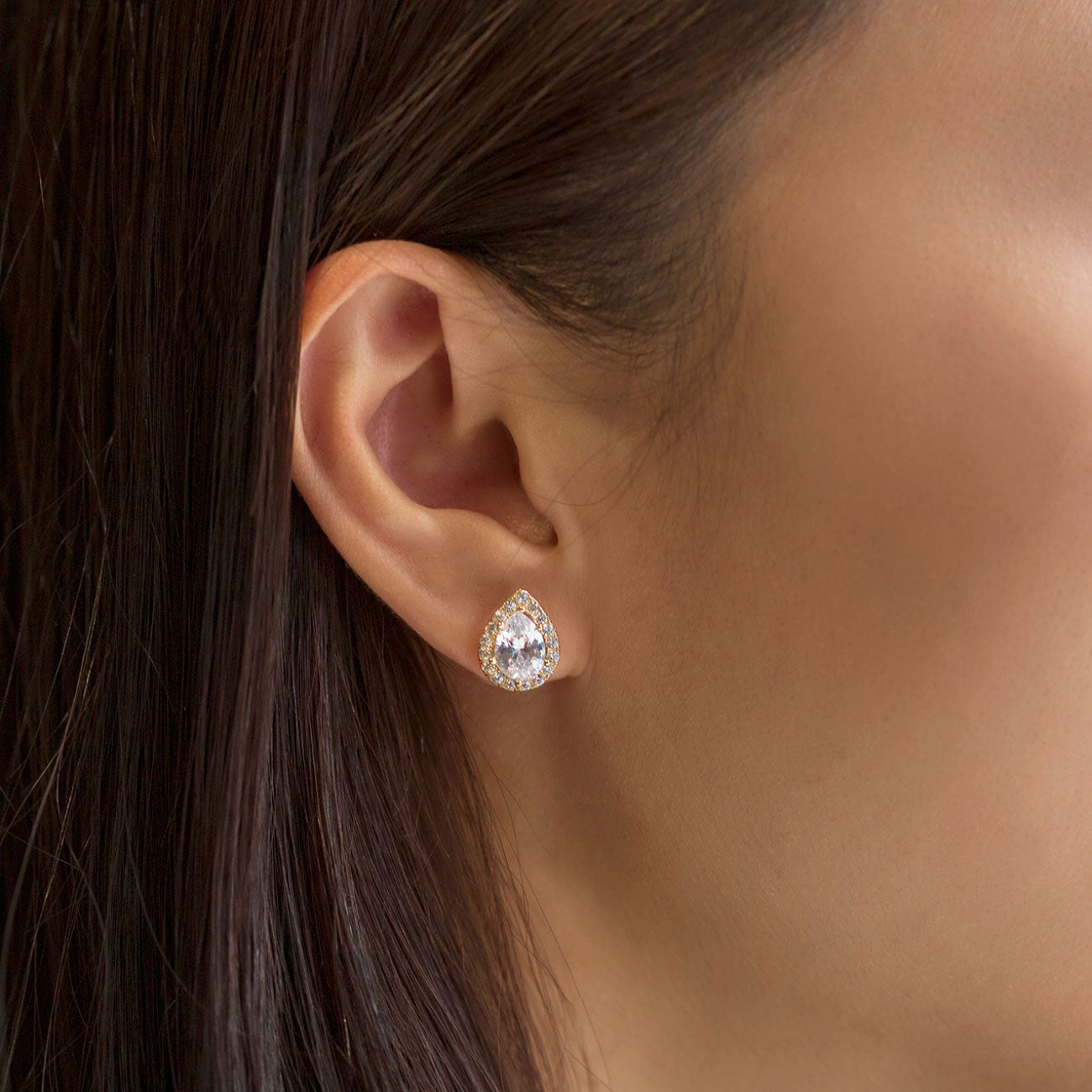 Margaux Teardrop Stud Earrings