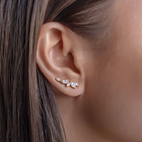 Marquise Ear Climber Earrings