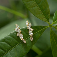 Marquise Ear Climber Earrings