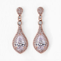 Sarina CZ Drop Earrings