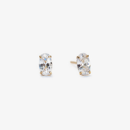 Tiny Oval Studs