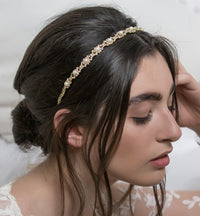 Eden Pearl & Crystal Headband - Amy O. Bridal