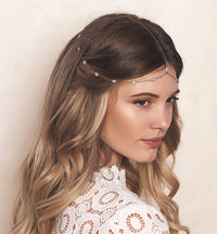 Fleur Dainty Crystal Headpiece - Amy O. Bridal
