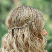 Boho Crystal Leaf Hair Vine