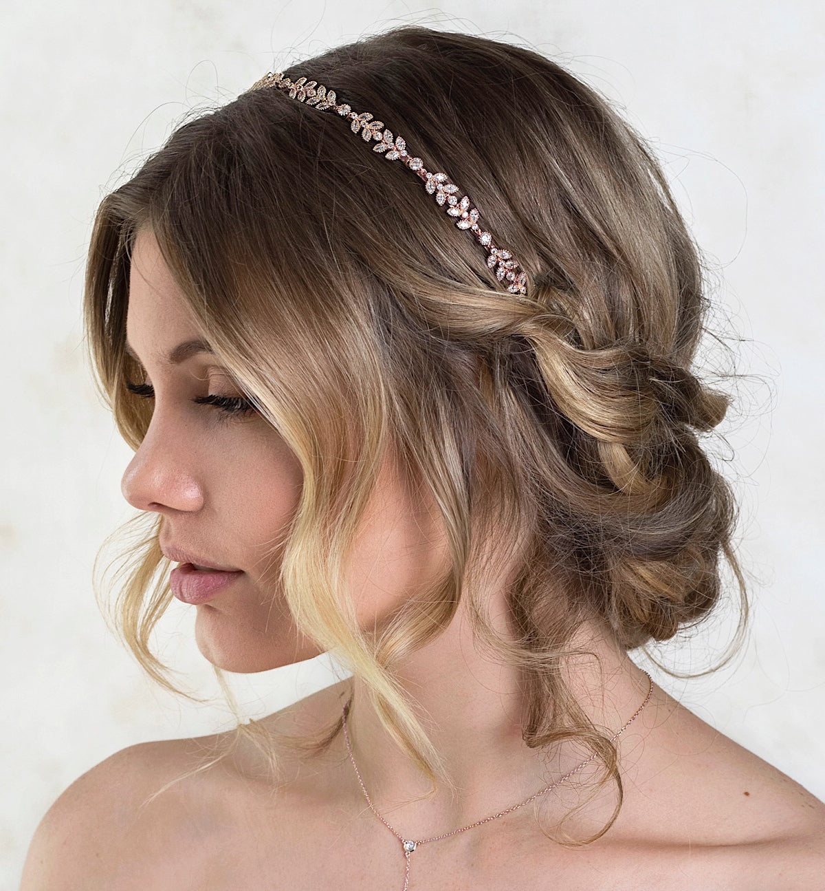 Monet Floral Headpiece with Ribbon Tie - Amy O. Bridal