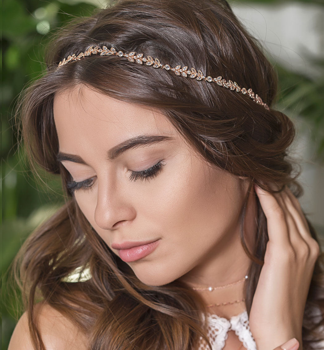 Boho Hair Vine Halo Headpiece
