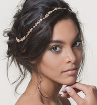 Boho Hair Vine Halo Headpiece
