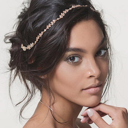 Boho Hair Vine Halo Headpiece