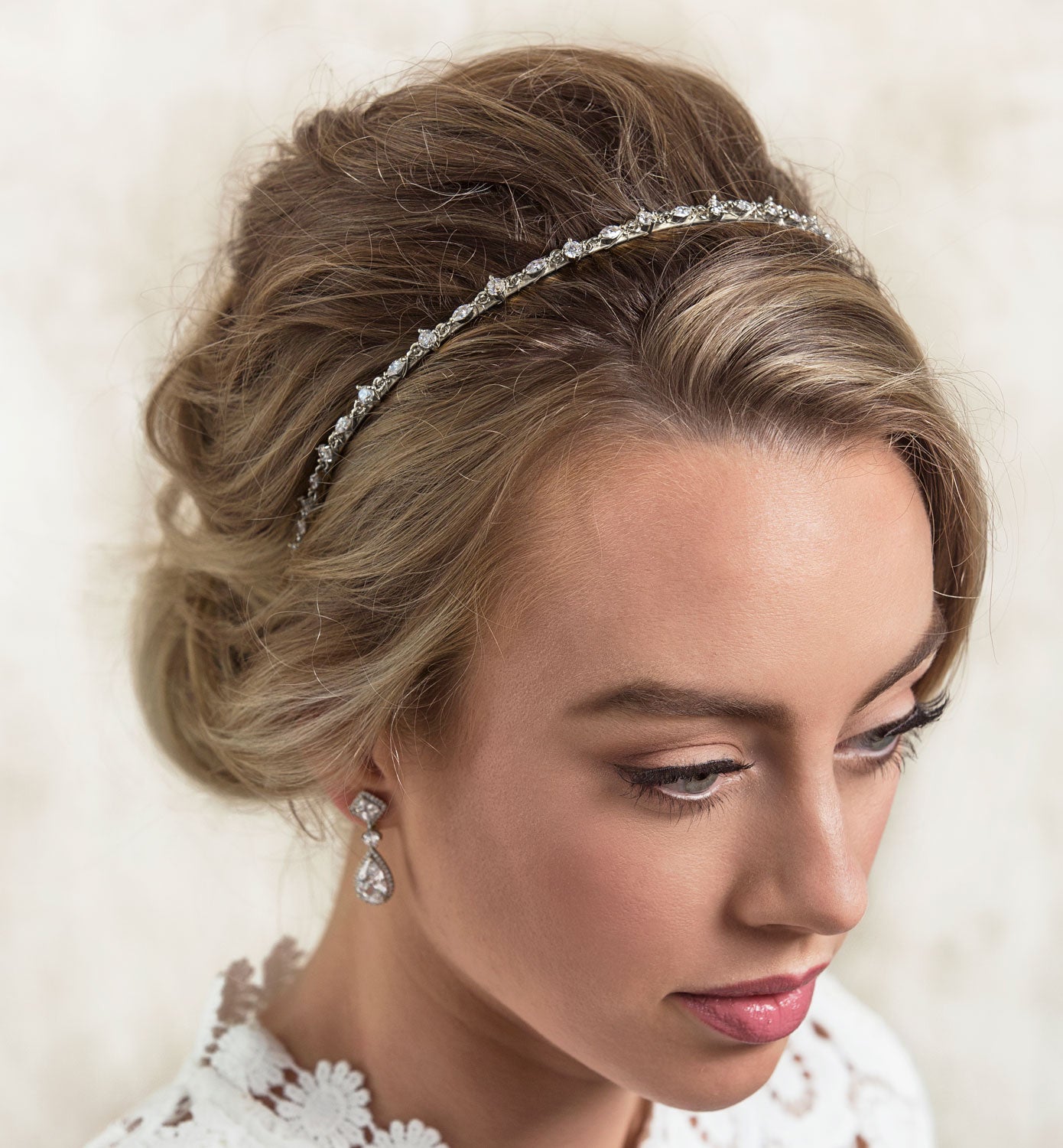 Marquise Crystal Headband - Amy O. Bridal