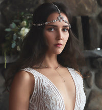 Perla Crystal Y Lariat Necklace - Amy O. Bridal