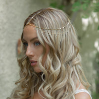 Dakota Crystal Chain Headpiece