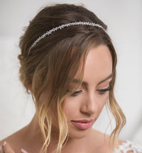 Fleur Crystal Headband - Amy O. Bridal