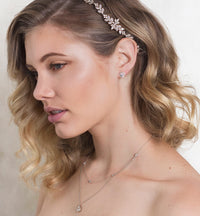 Sophia Halo Stud Earrings - Amy O. Bridal
